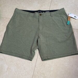 NWT Vissla Canyons Hybrid 18.5” Men’s Walkshort Green Shorts 38